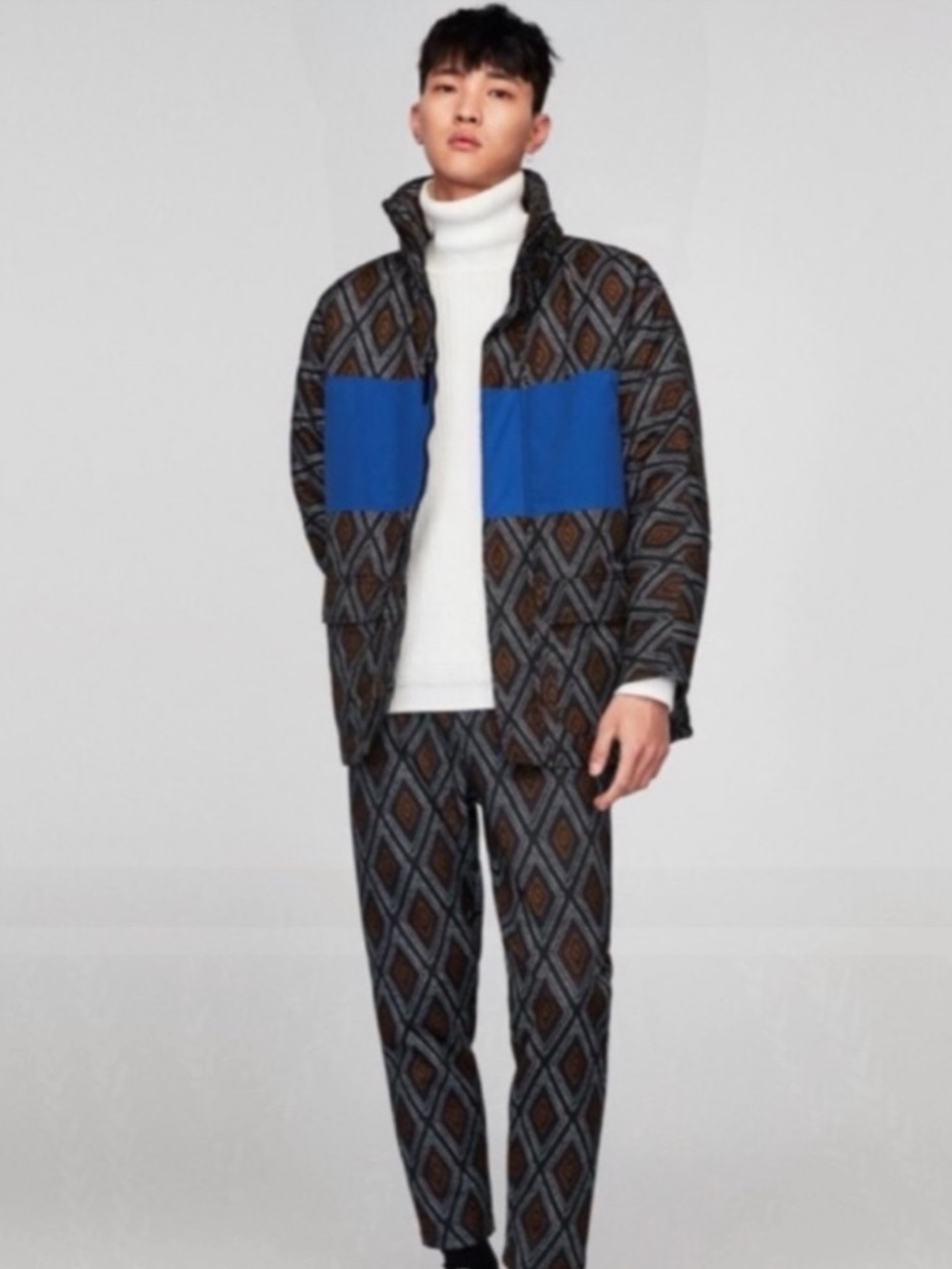 NWOT ZARA Men’s Print Jacket